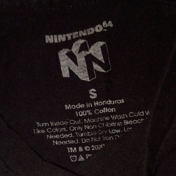 Nintendo Black Graphic Tee - Picture 2 of 2